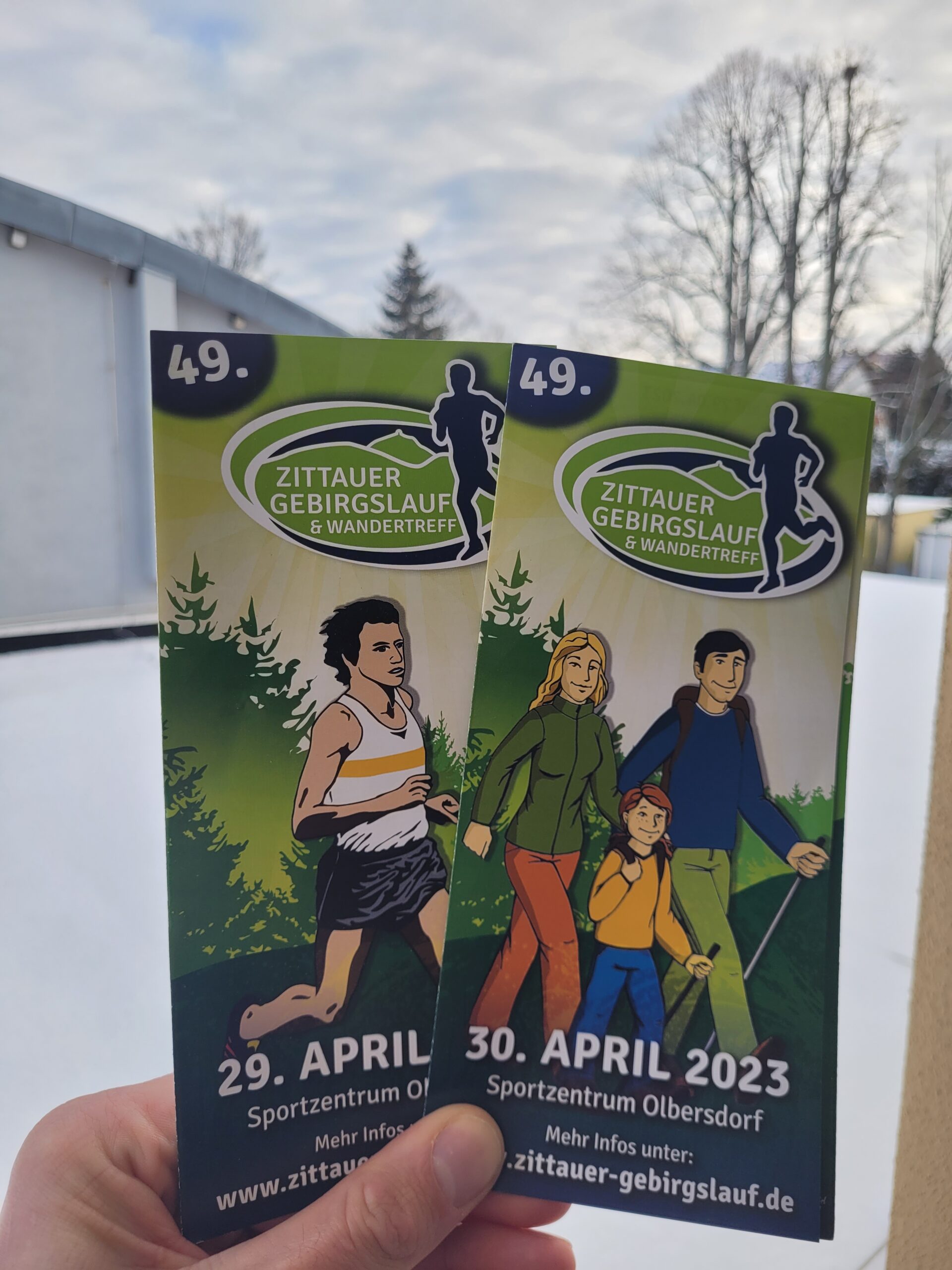 Die neuen Flyer sind eingetroffen - Zittauer Gebirgslauf